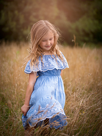 Daughter in Blue