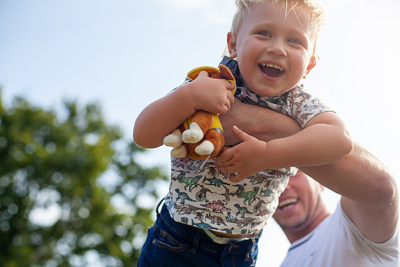 Child having fun